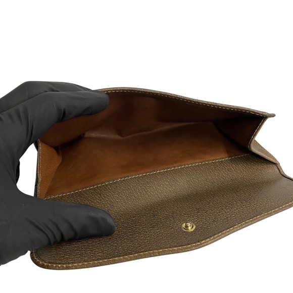 Gucci Sherry Line GG Long Wallet Brown - Picture 9 of 11